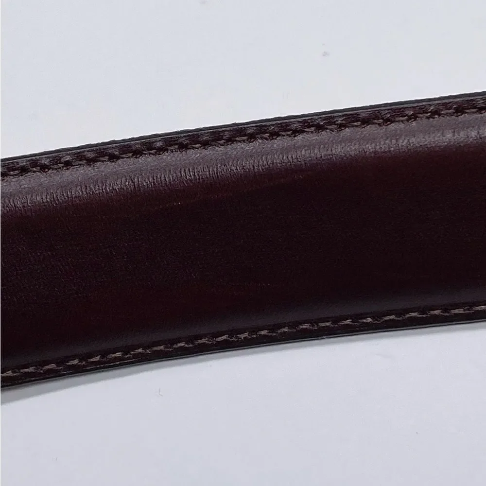 Saks Fifth Avenue Brown Leather Belt size 44